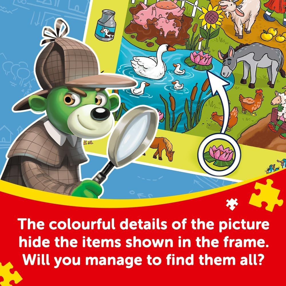 TREFL Jigsaw จิ๊กซอว์เด็ก 100 ชิ้น Spy Guy Observational Puzzle Pirate Ship 5ปี+ นำเข้าจากยุโรป