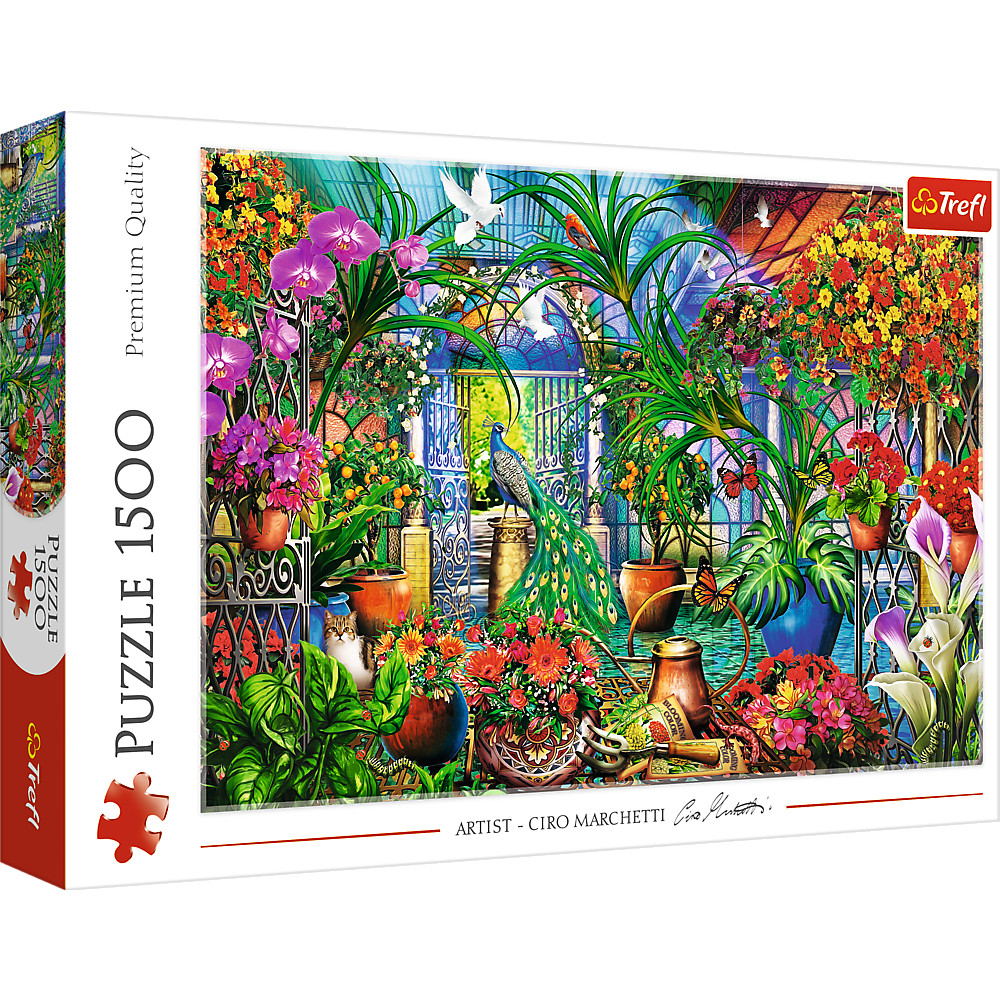 TREFL Jigsaw จิ๊กซอว์ จำนวน 1500 ชิ้น รุ่น Secret Garden (85x58 cm.) ผลิตและนำเข้าจากยุโรป พร้อมส่ง