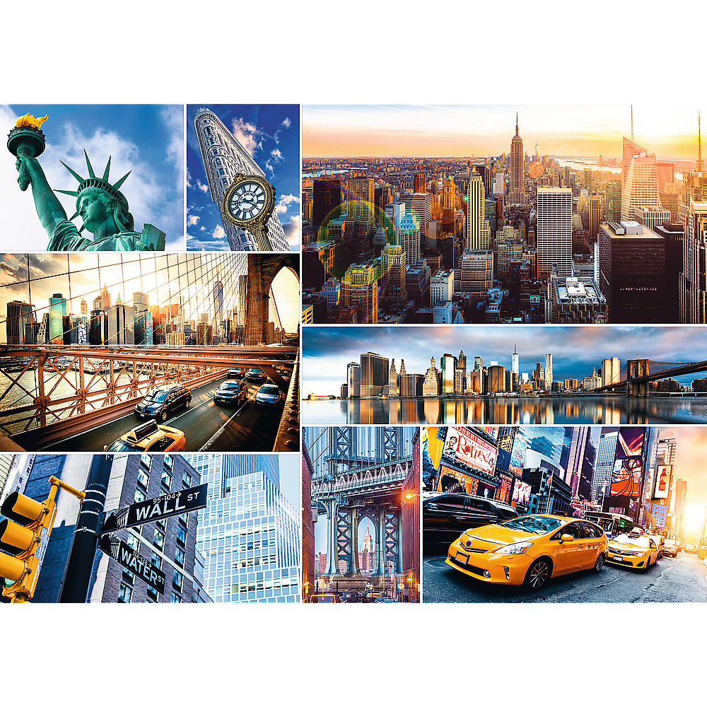 TREFL Jigsaw จิ๊กซอว์ จำนวน 4000 ชิ้น รุ่น New York Collage (136x96 cm.) ผลิตและนำเข้าจากยุโรป พร้อมส่ง