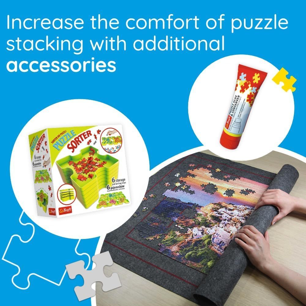 TREFL Jigsaw Hidden Shapes จิ๊กซอว์ รูปร่างปริศนา จำนวน 1000+ ชิ้น (68.3x48 cm.) ผลิตและนำเข้าจากยุโรป พร้อมส่ง