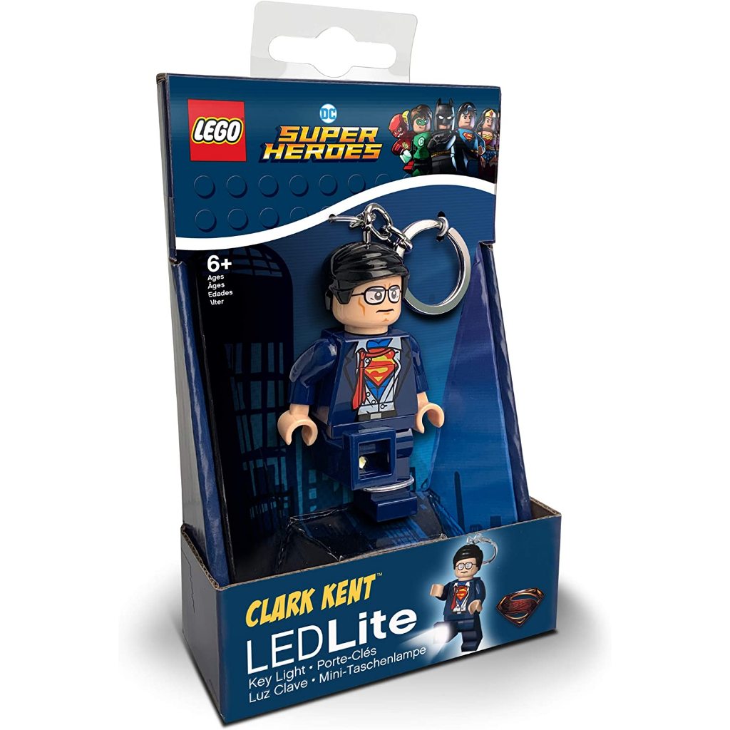 LEGO พวงกุญแจไฟฉาย เลโก้ DC Comics Superman - Clark Kent LED Keychain ลิขสิทธิ์แท้