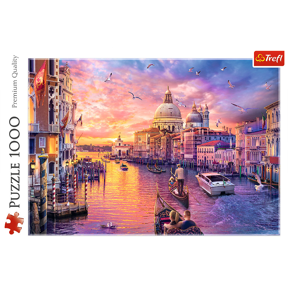 TREFL Jigsaw จิ๊กซอว์ 1000 ชิ้น รุ่น The Charms of Venice (68.3x48 cm.) ผลิตและนำเข้าจากยุโรป พร้อมส่ง