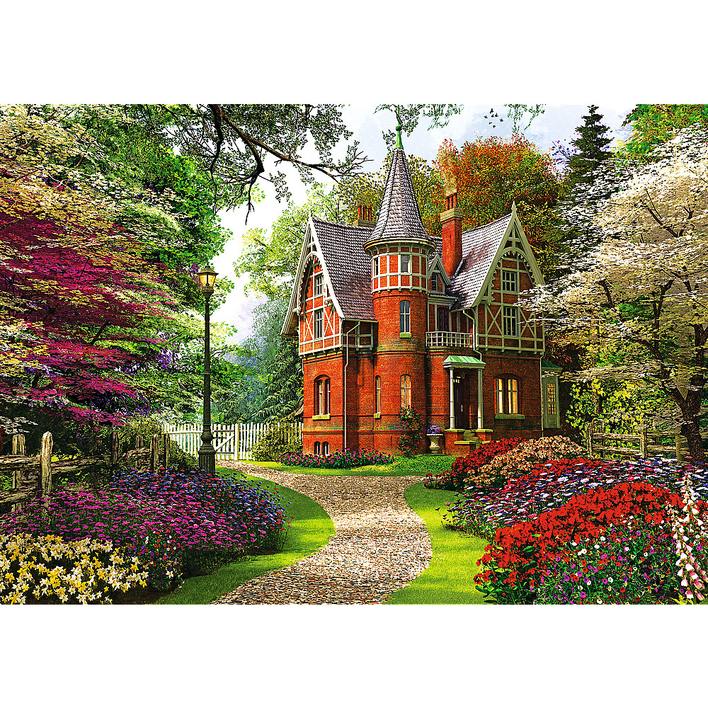 TREFL Jigsaw จิ๊กซอว์ จำนวน 1000 ชิ้น รุ่น Victorian Cottage (68.3x48 cm.) ผลิตและนำเข้าจากยุโรป