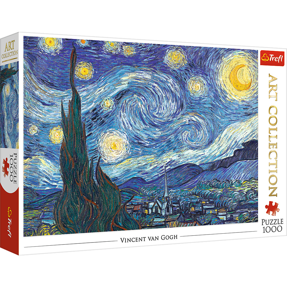 TREFL Jigsaw จิ๊กซอว์ จำนวน 1000 ชิ้น รุ่น The Starry Night (68.3x48 cm.) ผลิตและนำเข้าจากยุโรป คุณภาพสูง พร้อมส่ง