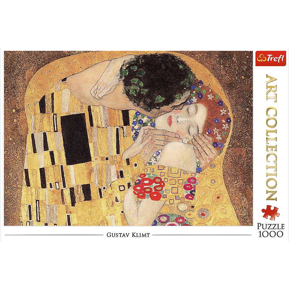 TREFL Jigsaw จิ๊กซอว์ ศิลปะ 1000 ชิ้น รุ่น The Kiss (68.3x48 cm.) ผลิตและนำเข้าจากยุโรป พร้อมส่ง