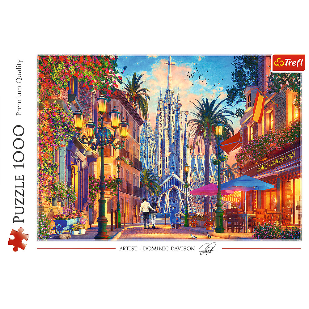 TREFL Jigsaw จิ๊กซอว์ 1000 ชิ้น รุ่น Barcelona, Spain (68.3x48 cm.) ผลิตและนำเข้าจากยุโรป พร้อมส่ง