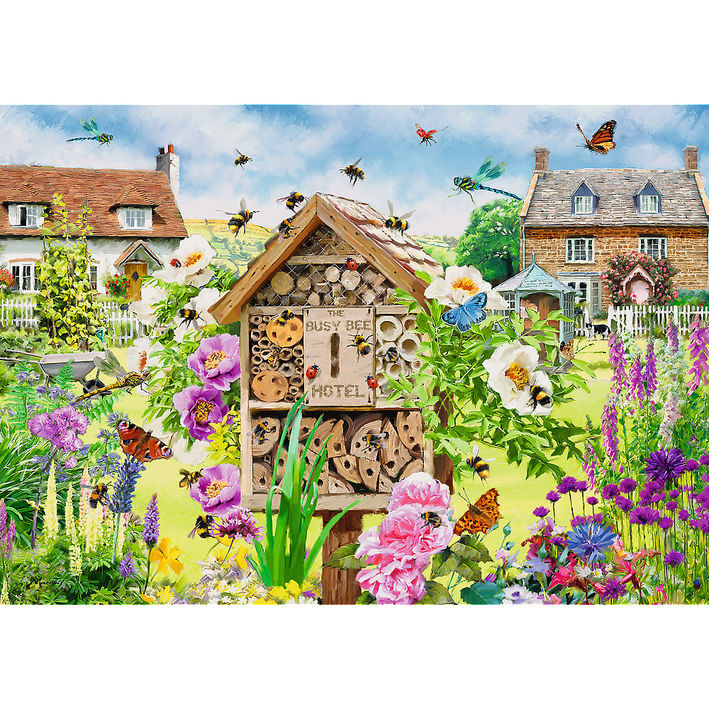 TREFL Premium Plus Jigsaw จิ๊กซอว์ 1000 ชิ้น รุ่น A Home for Bees (68.3x48 cm.) ผลิตนำเข้าจากยุโรป
