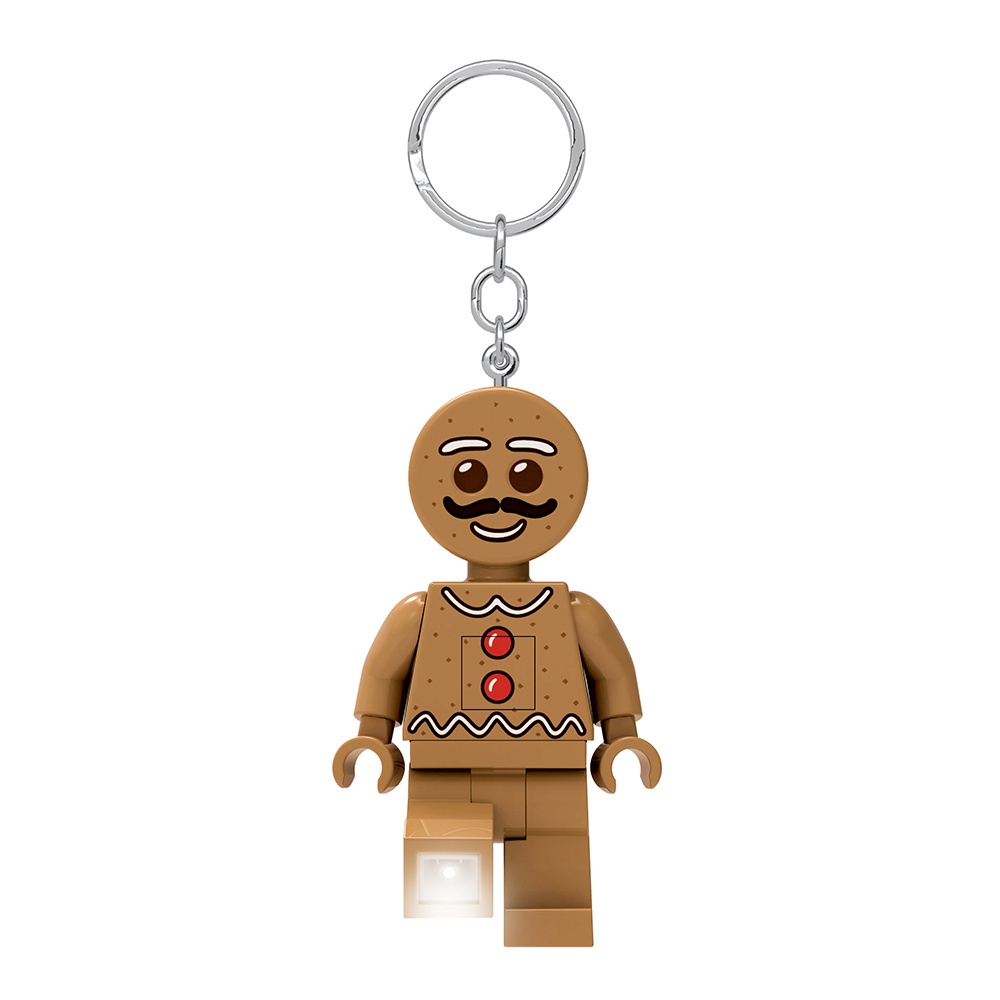 LEGO พวงกุญแจไฟฉาย เลโก้ ของขวัญ คริสต์มาส ขนมปังขิง Christmas Ginger Bread LED Keychain
