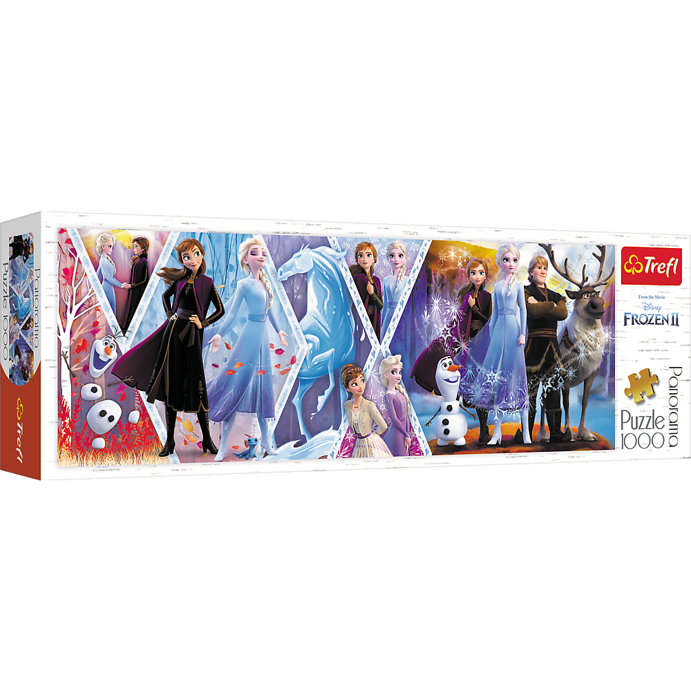 TREFL Jigsaw Panorama จิ๊กซอว์ ดิสนี่ย์ โฟรเซ่น 1000 ชิ้น รุ่น Disney Frozen 2 (97x34 cm.) ลิขสิทธิ์แท้ นำเข้าจากยุโรป