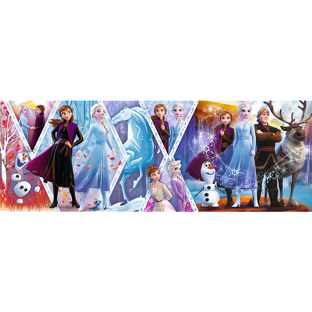 TREFL Jigsaw Panorama จิ๊กซอว์ ดิสนี่ย์ โฟรเซ่น 1000 ชิ้น รุ่น Disney Frozen 2 (97x34 cm.) ลิขสิทธิ์แท้ นำเข้าจากยุโรป