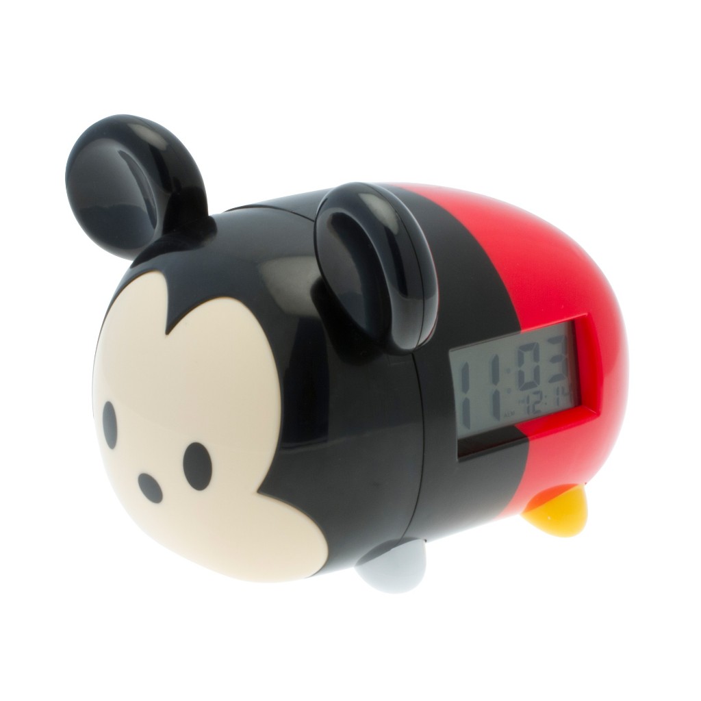 Disney นาฬิกาปลุก ดิสนี่ส์ แบบมีไฟ Tsum Tsum Mickey Mouse (7.5 นิ้ว) ลิขสิทธิ์แท้