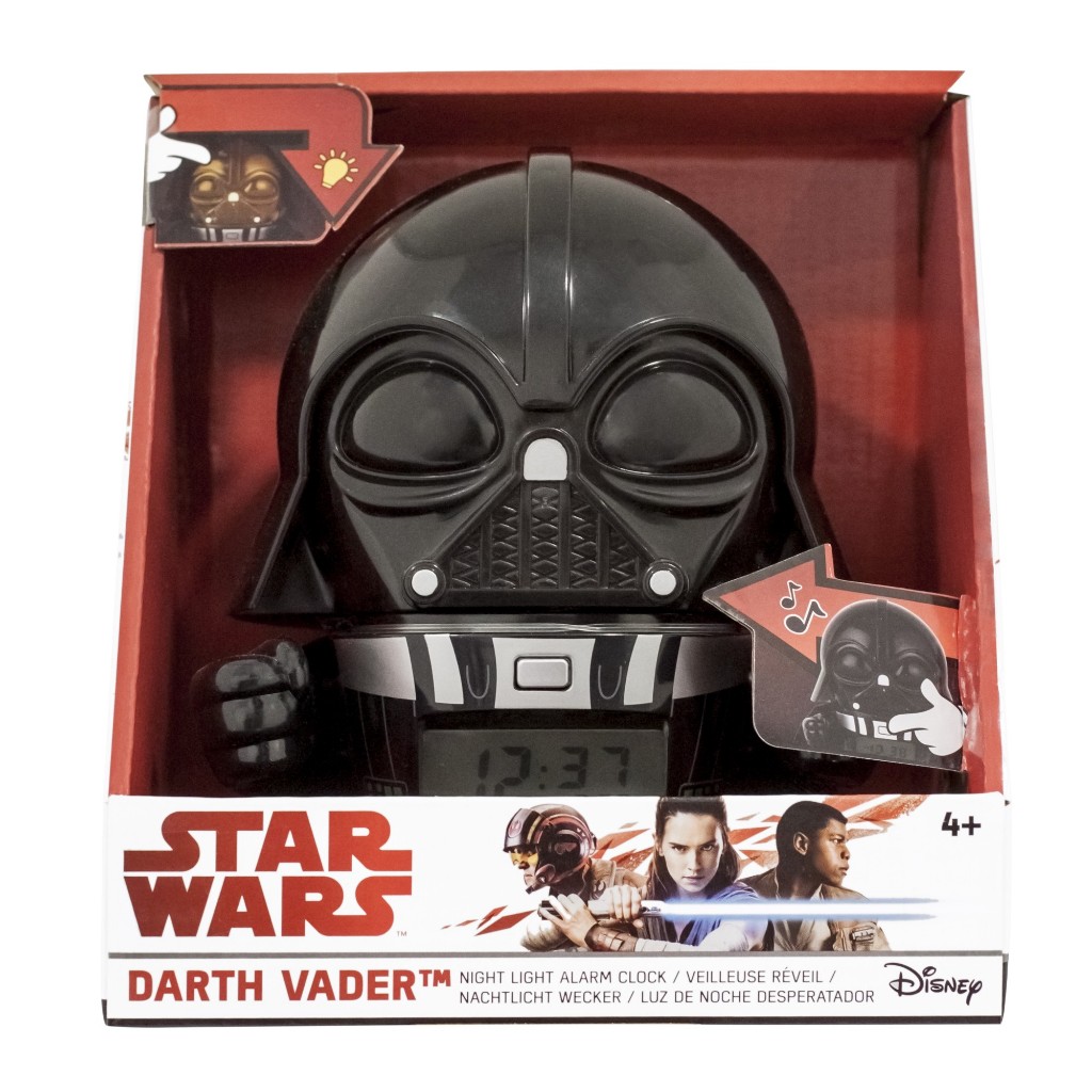 Disney นาฬิกาปลุก แบบมีไฟ สตาร์วอร์ส ดาร์ธเวเดอร์ Star Wars Darth Vader Light Up Alarm Clock (5.5 นิ้ว) ลิขสิทธิ์แท้