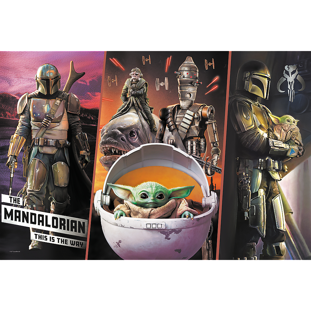TREFL Jigsaw จิ๊กซอว์เด็ก 300 ชิ้น Disney Star Wars The Mandalorian: Secret Baby Yoda ลิขสิทธิ์แท้ ผลิตและนำเข้าจากยุโรป