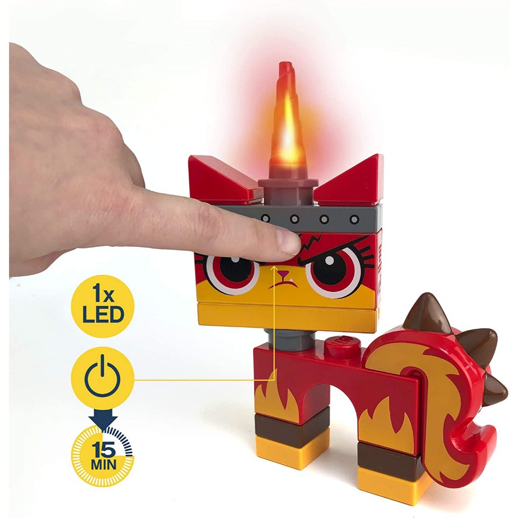 LEGO โมเดลไฟฉาย เลโก้ มินิฟิเกอร์ LEGO MOVIE ANGRY KITTY Torch ของแท้