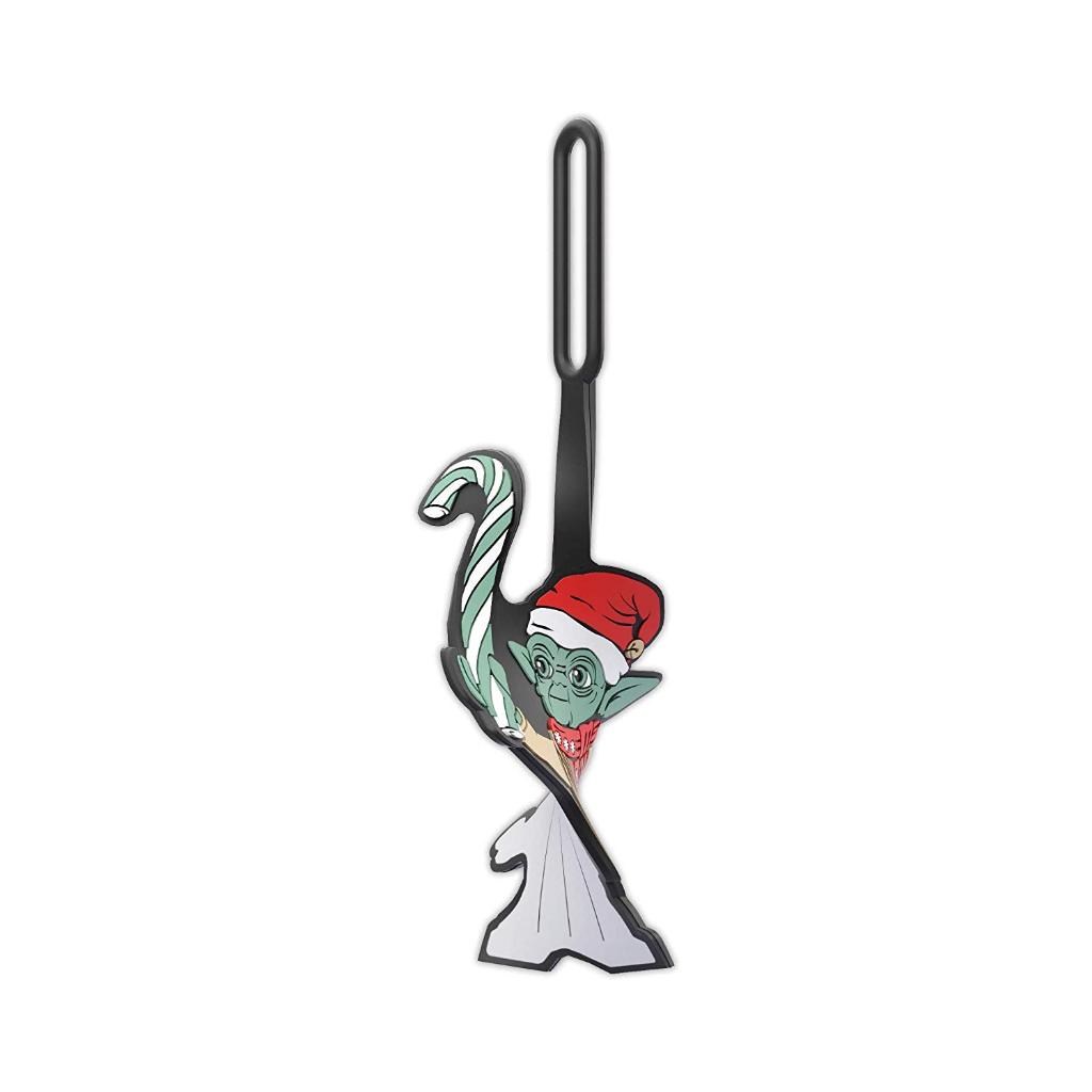 LEGO Bag Tag ป้ายติดกระเป๋า ป้ายห้อยกระเป๋า เลโก้ สตาร์สวอร์ส รุ่น Star Wars Yoda Christmas ลิขสิทธิ์แท้