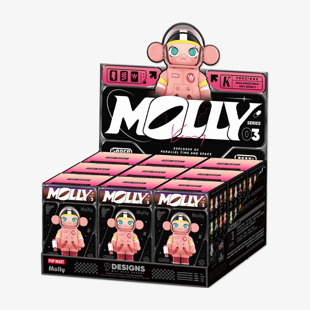 ***พร้อมส่งจากไทย***POP MART MEGA SPACE MOLLY 100% Series V3 กล่องจุ่มมอลลี่ ของแท้ ลุ้นซีเครท ไม่แกะซีล ยกบ็อกซ์