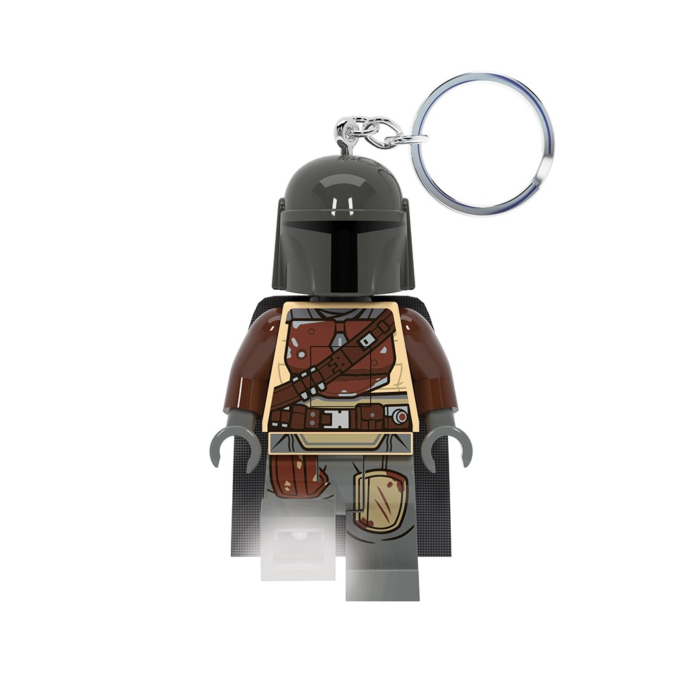 LEGO พวงกุญแจไฟฉาย เลโก้ Star Wars สตาร์วอร์ส Mandalorian LED Keychain ลิขสิทธิ์แท้