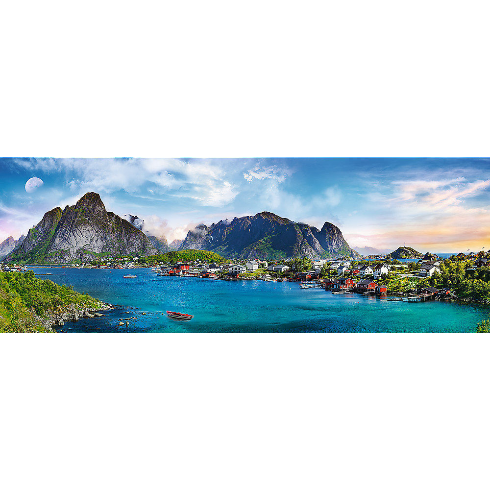 TREFL Jigsaw Panorama 500 pcs จิ๊กซอว์ แนวนอน 500 ชิ้น (66x23.7 cm.) นำเข้าจากยุโรป พร้อมส่ง