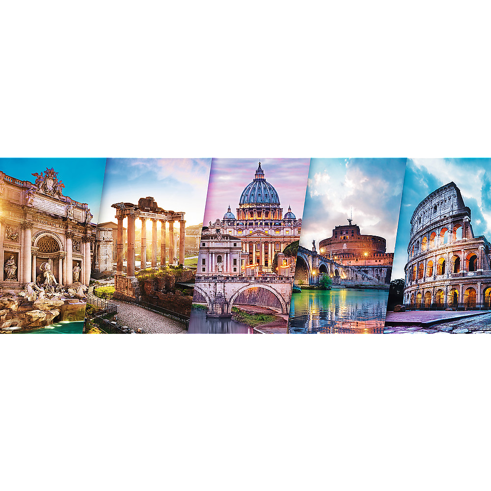 TREFL Jigsaw Panorama 500 pcs จิ๊กซอว์ แนวนอน 500 ชิ้น (66x23.7 cm.) ผลิตและนำเข้าจากยุโรป พร้อมส่ง