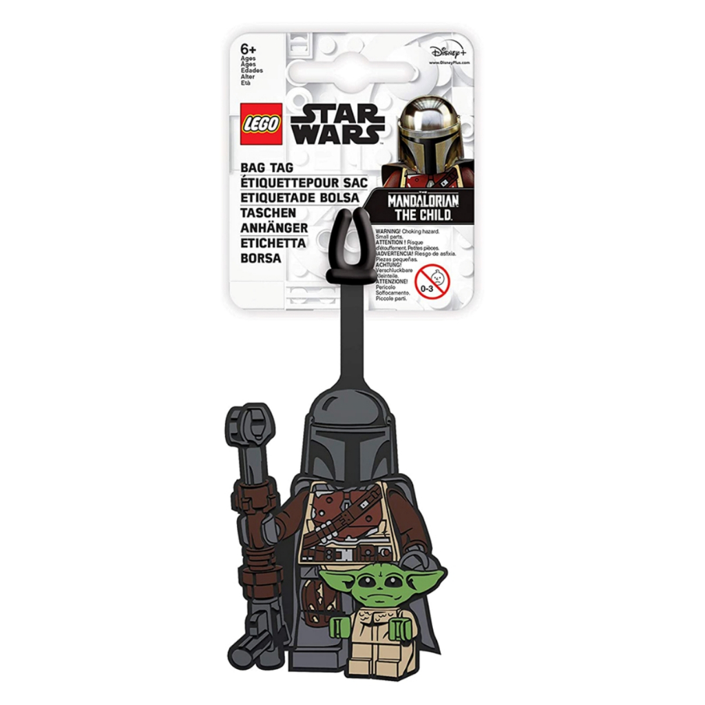 LEGO ป้ายติดกระเป๋าเลโก้ สตาร์วอร์ส Star Wars Mandalorian and Grogu Bag Tagลิขสิทธิ์แท้