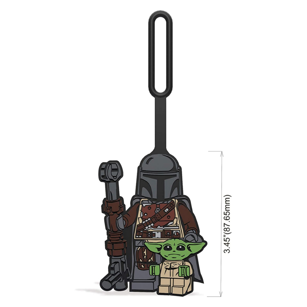 LEGO ป้ายติดกระเป๋าเลโก้ สตาร์วอร์ส Star Wars Mandalorian and Grogu Bag Tagลิขสิทธิ์แท้