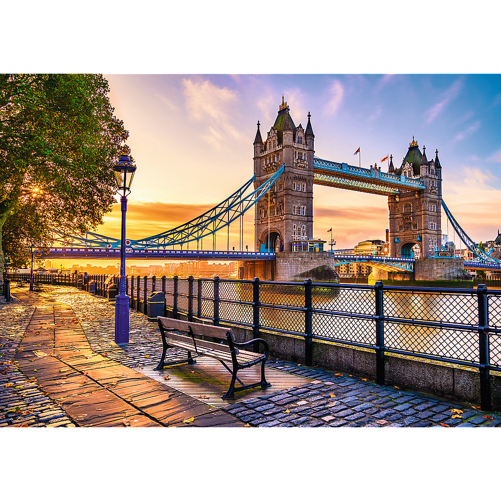 TREFL Jigsaw จิ๊กซอว์ จำนวน 1000 ชิ้น รุ่น Tower Bridge, London (68.3x48 cm.) ผลิตและนำเข้าจากยุโรป พร้อมส่ง