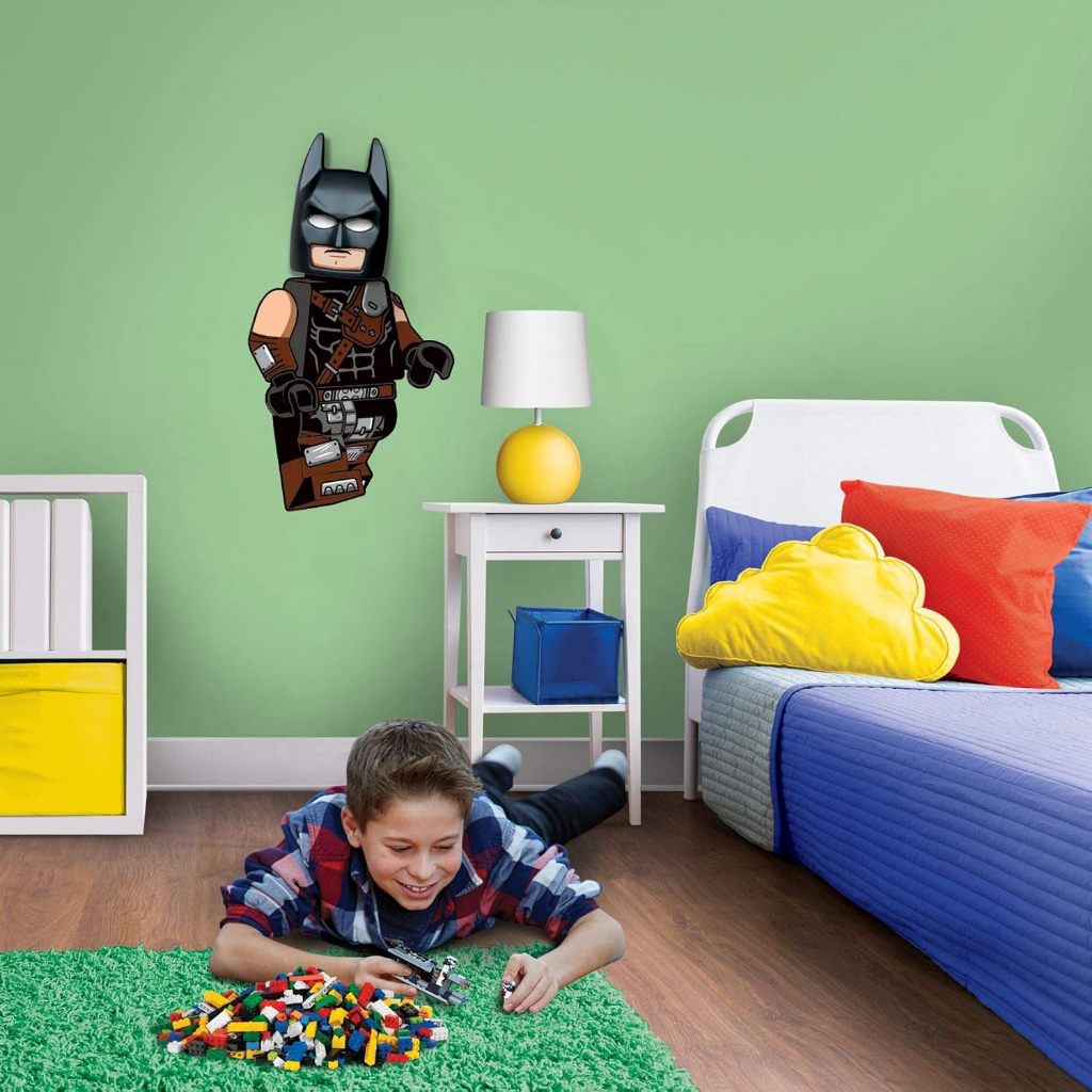 LEGO โคมไฟเลโก้ แบทแมน ติดผนัง Batman Mask Wall Lamp (with Wall Staticker Sticker) ลิขสิทธิ์แท้