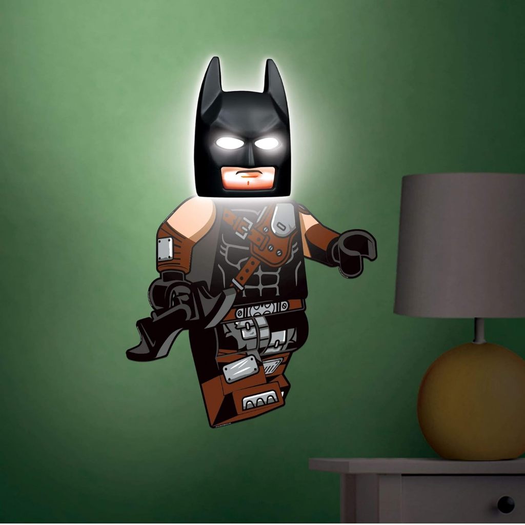 LEGO โคมไฟเลโก้ แบทแมน ติดผนัง Batman Mask Wall Lamp (with Wall Staticker Sticker) ลิขสิทธิ์แท้