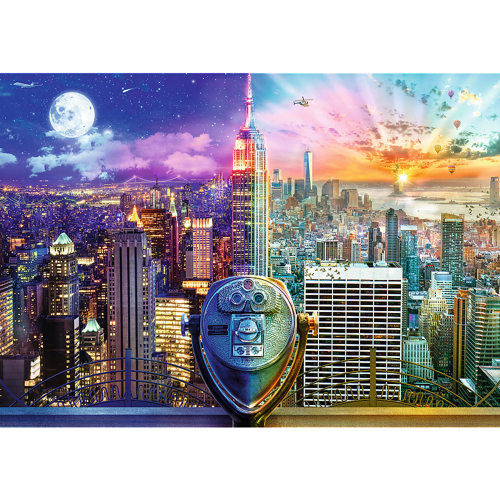 TREFL Premium Plus Jigsaw จิ๊กซอว์ 1000 ชิ้น (500ชิ้น 2 ภาพ) รุ่น American Tour (48x34 cm.) ผลิตและนำเข้าจากยุโรป
