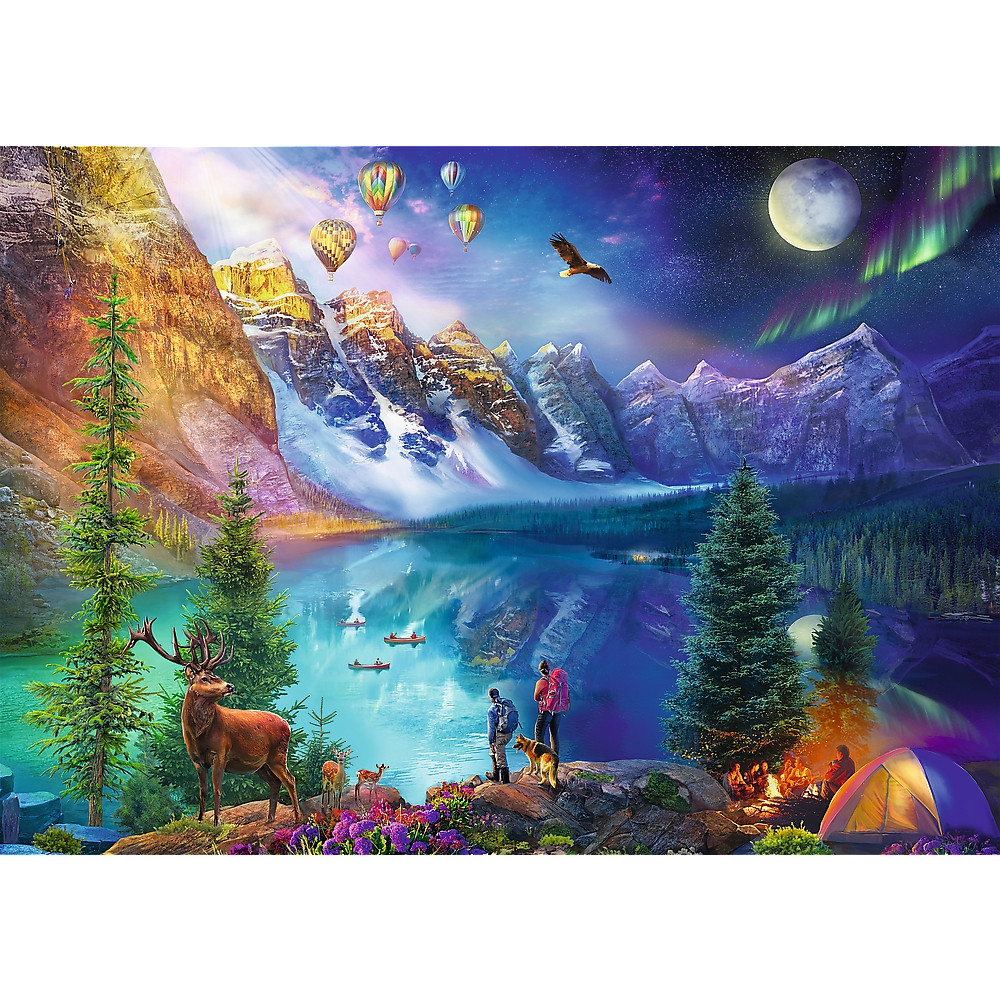 TREFL Premium Plus Jigsaw จิ๊กซอว์ 1000 ชิ้น (500ชิ้น 2 ภาพ) รุ่น American Tour (48x34 cm.) ผลิตและนำเข้าจากยุโรป