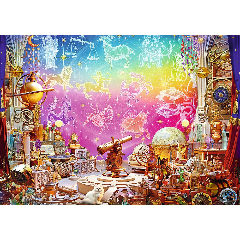 TREFL Premium Plus Jigsaw จิ๊กซอว์ 1000 ชิ้น (500ชิ้น 2 ภาพ) รุ่น Cosmos and crystals (48x34 cm.) ผลิตและนำเข้าจากยุโรป