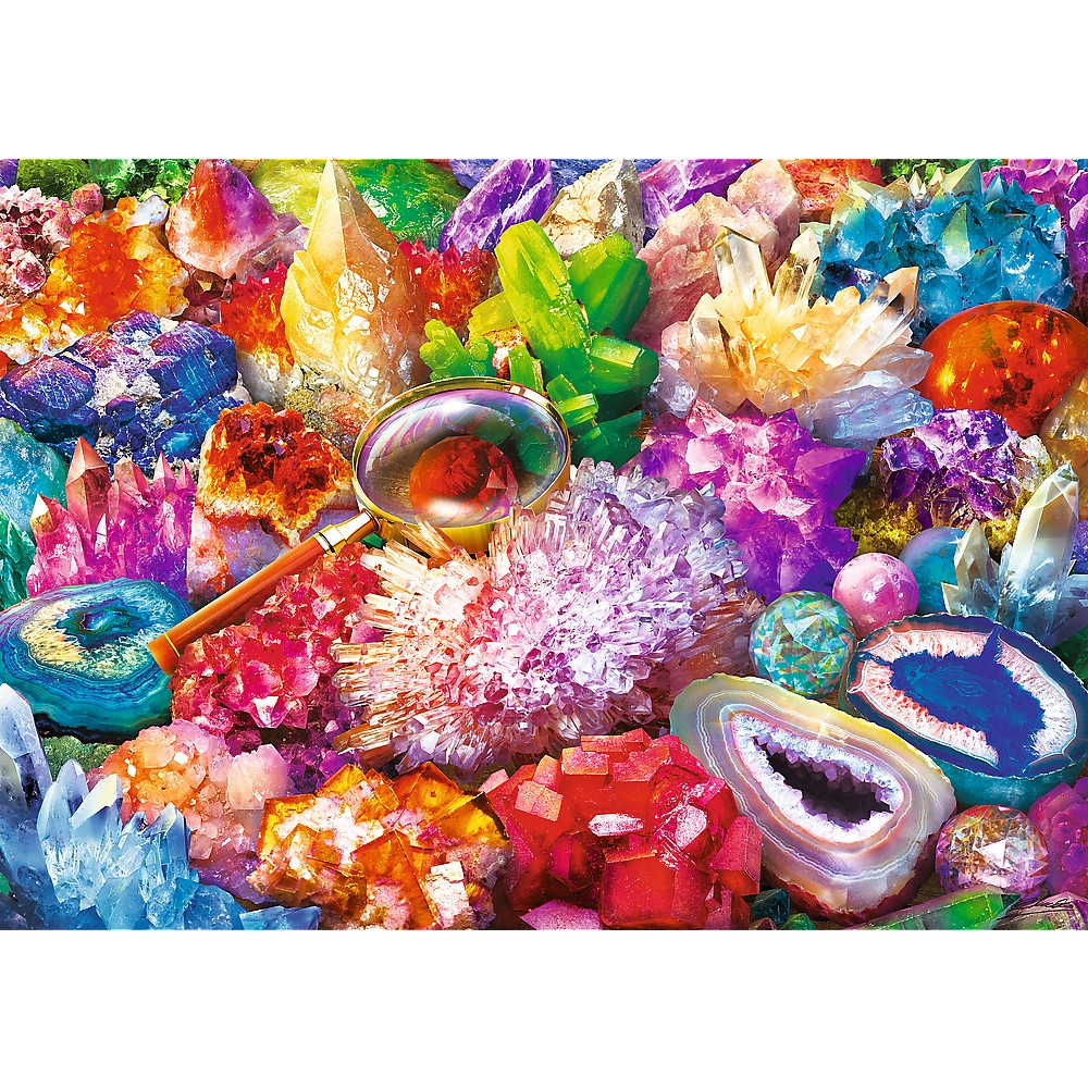 TREFL Premium Plus Jigsaw จิ๊กซอว์ 1000 ชิ้น (500ชิ้น 2 ภาพ) รุ่น Cosmos and crystals (48x34 cm.) ผลิตและนำเข้าจากยุโรป