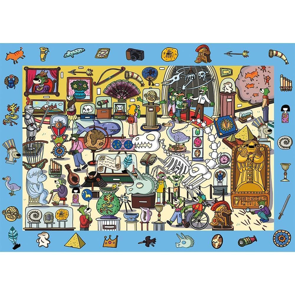 TREFL Jigsaw จิ๊กซอว์เด็ก 100 ชิ้น Spy Guy Observational Puzzle Museum 5ปี+ นำเข้าจากยุโรป