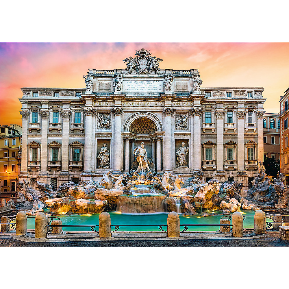 TREFL Jigsaw จิ๊กซอว์ จำนวน 500 ชิ้น รุ่น Fontanna di Trevi, Rome (48x34 cm.) ผลิตและนำเข้าจากยุโรป พร้อมส่ง