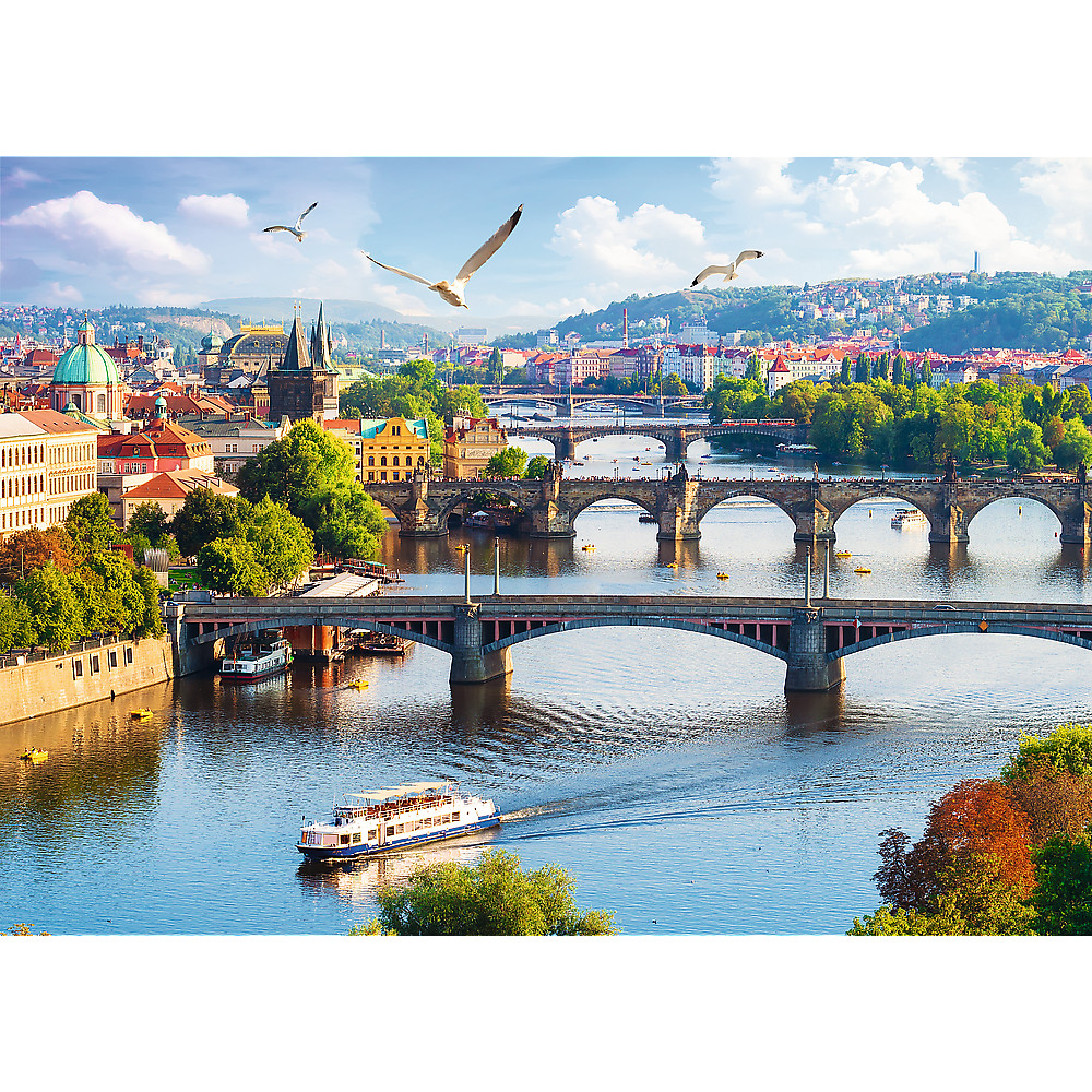 TREFL Jigsaw จิ๊กซอว์ จำนวน 500 ชิ้น รุ่น Prague Czech Republic (48x34 cm.) นำเข้าจากยุโรป พร้อมส่ง