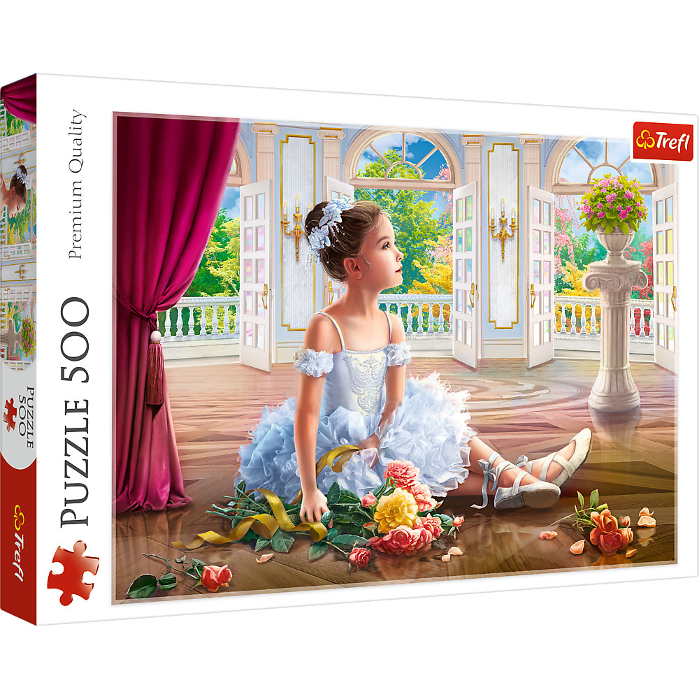 TREFL Jigsaw จิ๊กซอว์ 500 ชิ้น รุ่น Little ballerina (48x34 cm.) ผลิตและนำเข้าจากยุโรป พร้อมส่ง