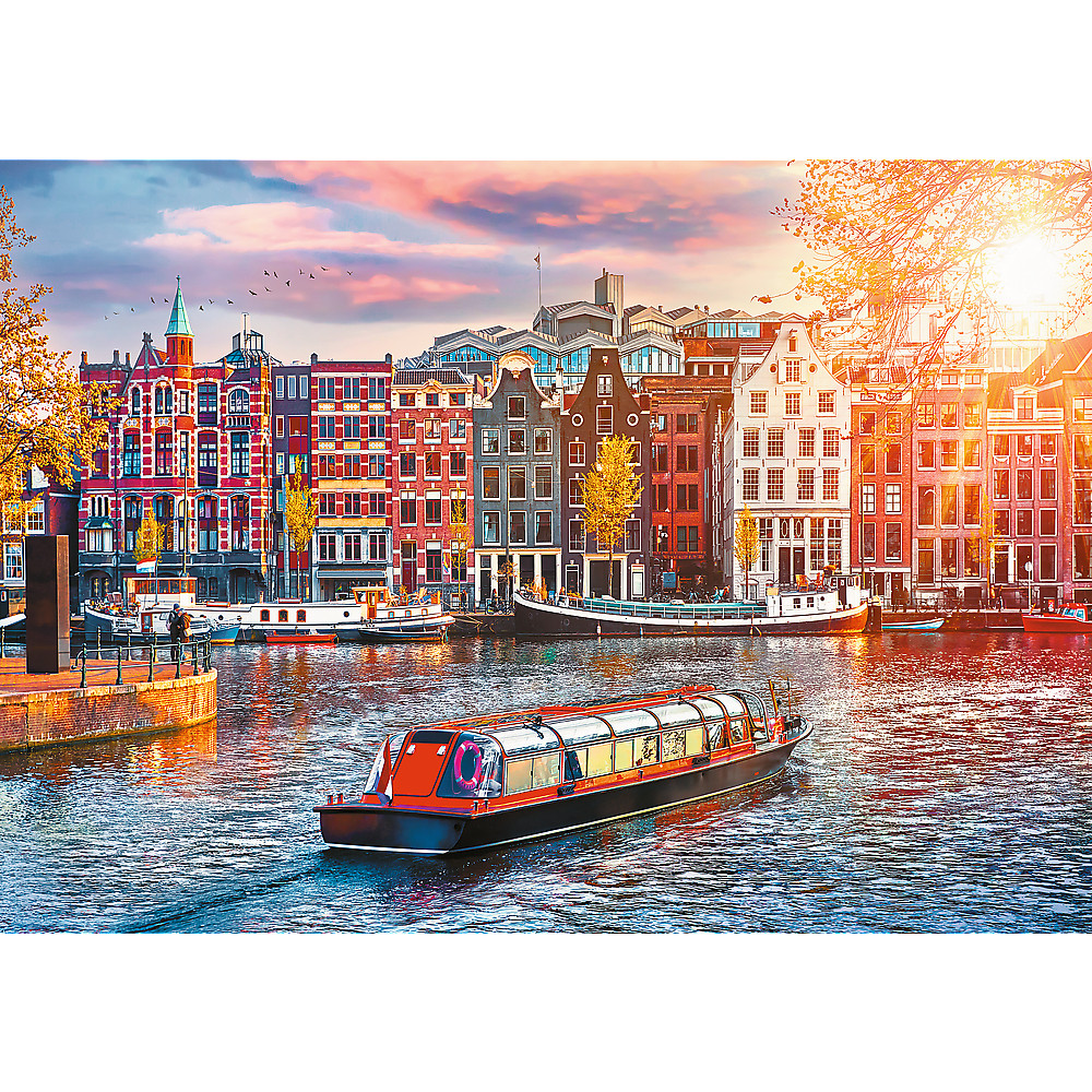 TREFL Jigsaw จิ๊กซอว์ 500 ชิ้น รุ่น Amsterdam, Netherlands (48x34 cm.) ผลิตและนำเข้าจากยุโรป