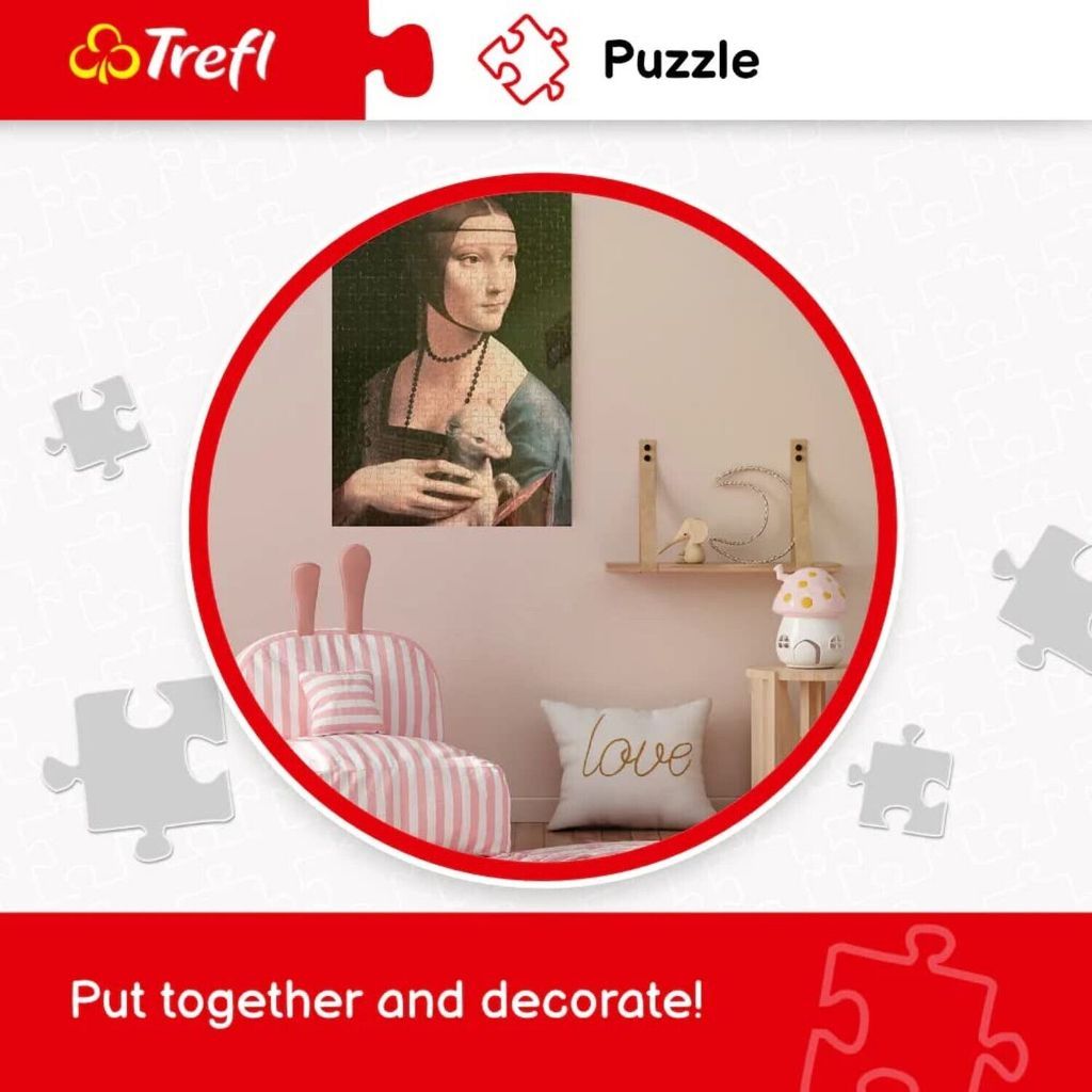 TREFL Jigsaw จิ๊กซอว์ 500 ชิ้น รุ่น Cabin in the Mountains (48x34 cm.) ผลิตและนำเข้าจากยุโรป