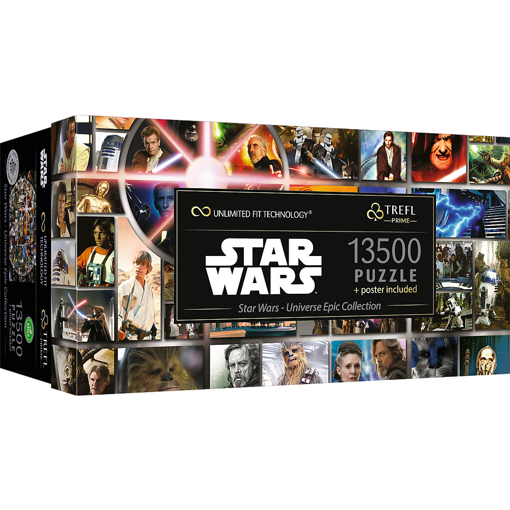 TREFL PRIME Jigsaw จิ๊กซอว์ดิสนี่ย์ 13500 ชิ้น Disney Star Wars Universe Epic Collection(198.6x137.6cm.) ของแท้ จากยุโรป