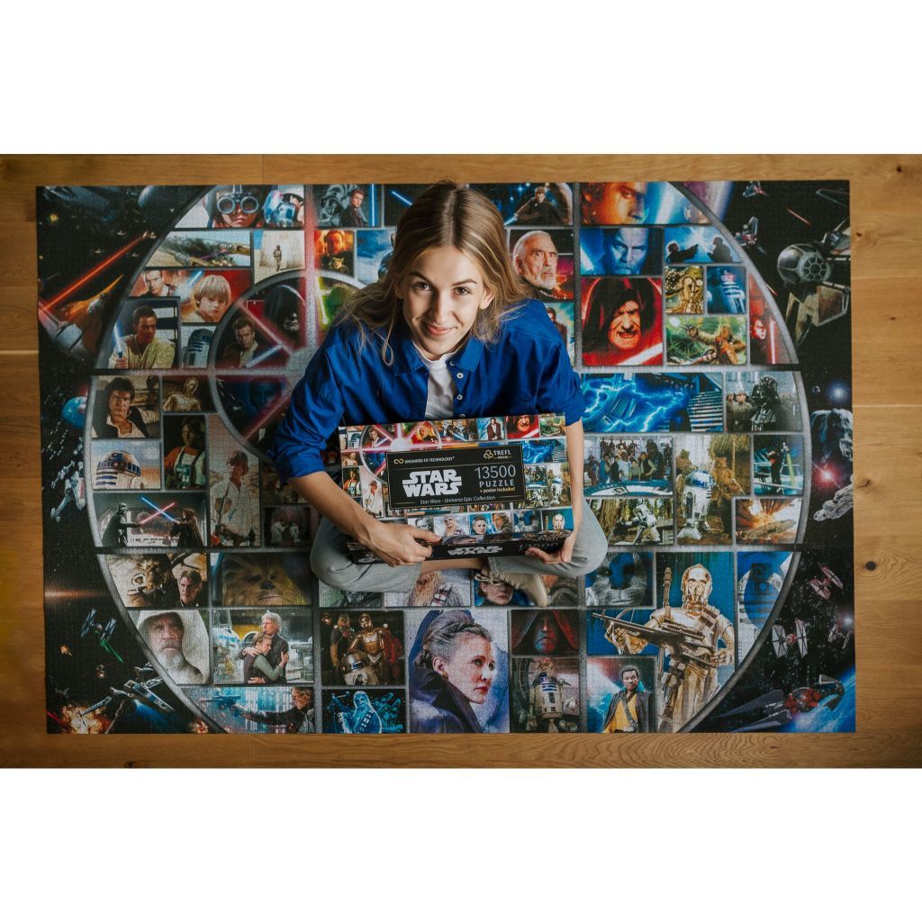TREFL PRIME Jigsaw จิ๊กซอว์ดิสนี่ย์ 13500 ชิ้น Disney Star Wars Universe Epic Collection(198.6x137.6cm.) ของแท้ จากยุโรป