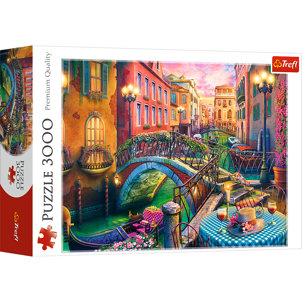 TREFL Jigsaw จิ๊กซอว์ 3000 ชิ้น รุ่น An evening in Venice, Italy (116x85 cm.) ผลิตและนำเข้าจากยุโรป