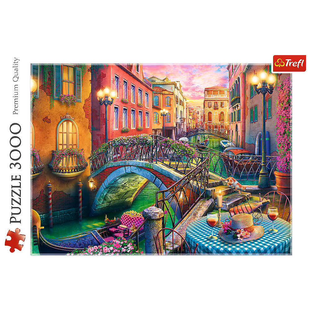 TREFL Jigsaw จิ๊กซอว์ 3000 ชิ้น รุ่น An evening in Venice, Italy (116x85 cm.) ผลิตและนำเข้าจากยุโรป
