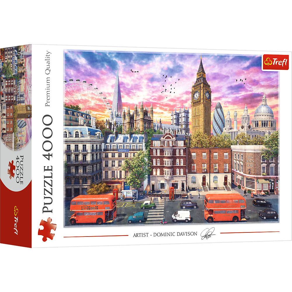 TREFL Jigsaw จิ๊กซอว์ จำนวน 4000 ชิ้น รุ่น Walking around London (136x96 cm.) ผลิตและนำเข้าจากยุโรป