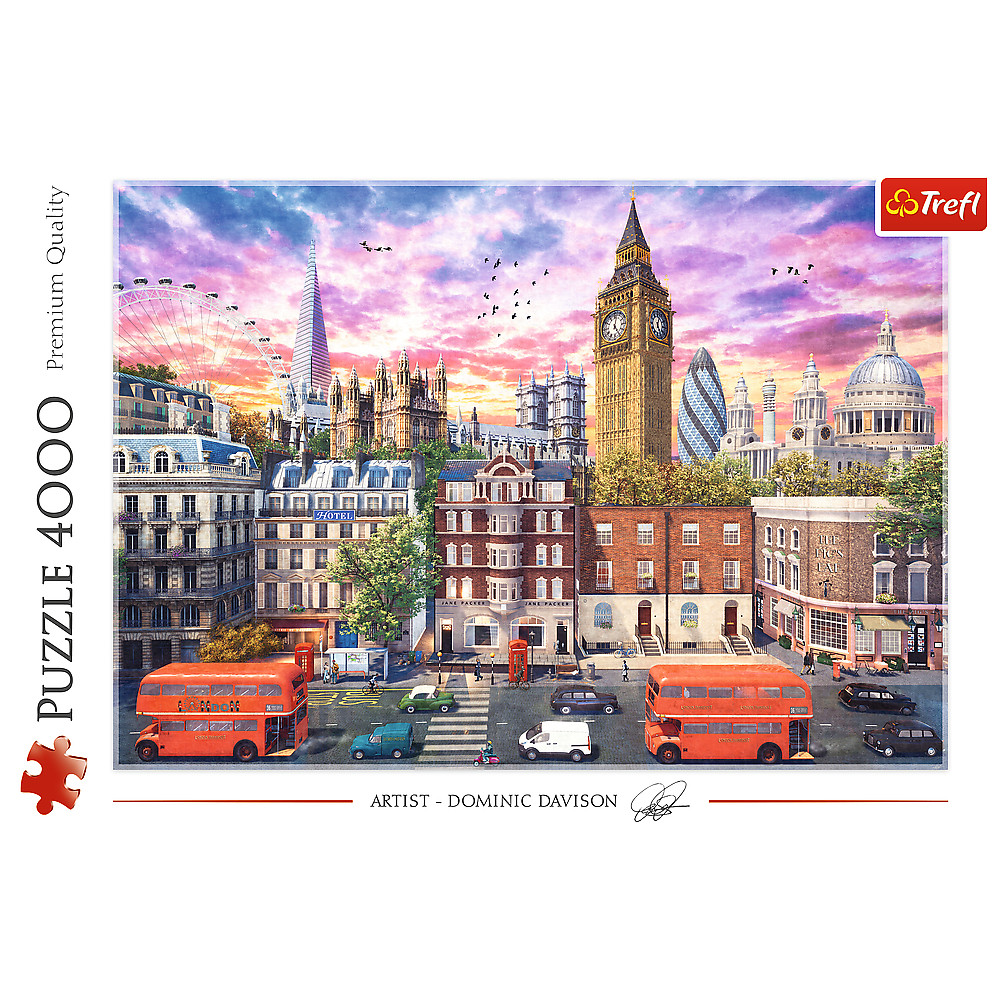 TREFL Jigsaw จิ๊กซอว์ จำนวน 4000 ชิ้น รุ่น Walking around London (136x96 cm.) ผลิตและนำเข้าจากยุโรป