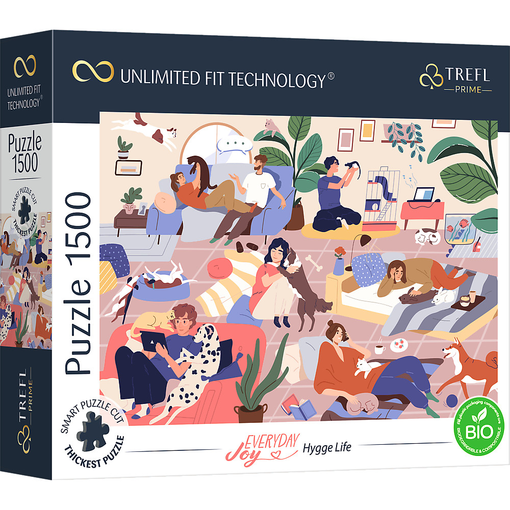TREFL PRIME Jigsaw จิ๊กซอว์ จำนวน 1500 ชิ้น รุ่น Hygge Life (85x58 cm.) นำเข้าจากยุโรป คุณภาพสูง พร้อมส่ง