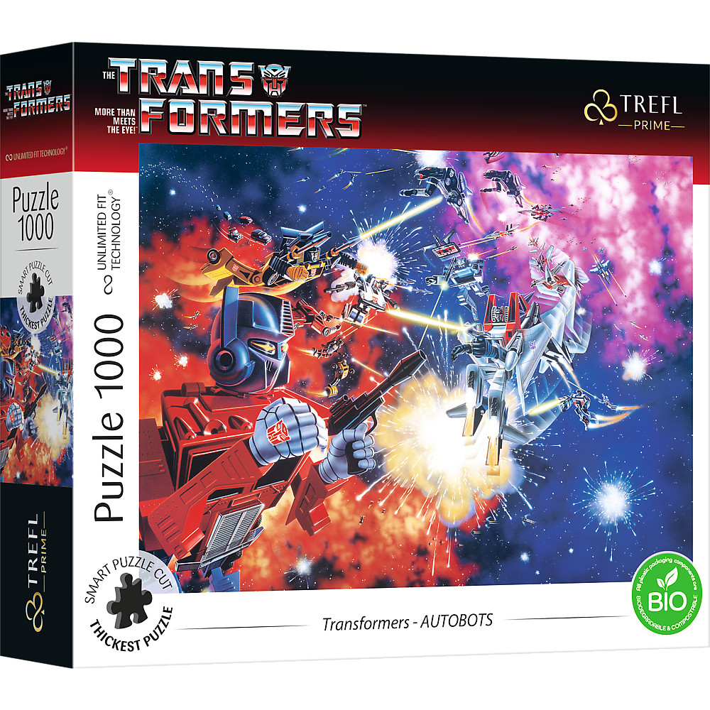 TREFL PRIME Jigsaw จิ๊กซอว์ จำนวน 1000 ชิ้น รุ่น Autobots Transformers (68.3x48 cm.) ลิขสิทธิ์แท้ พร้อมส่ง