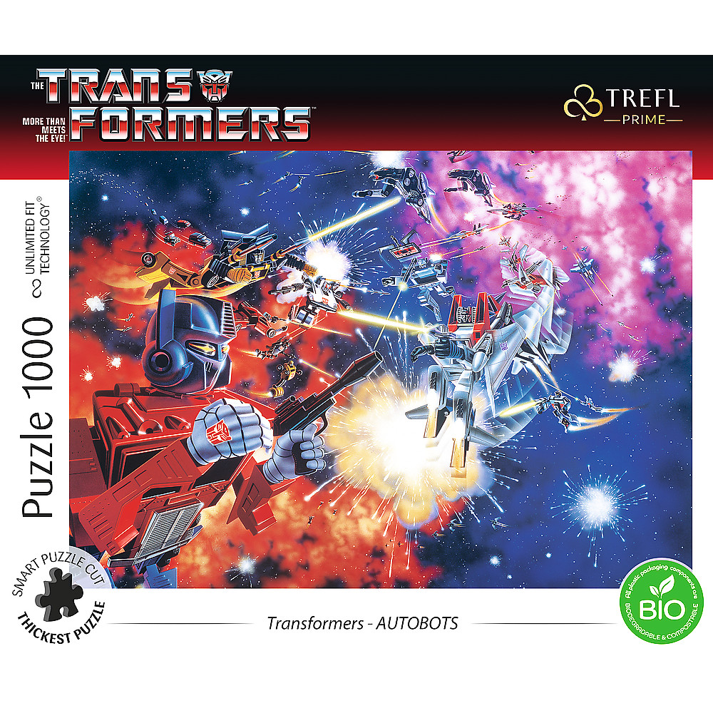 TREFL PRIME Jigsaw จิ๊กซอว์ จำนวน 1000 ชิ้น รุ่น Autobots Transformers (68.3x48 cm.) ลิขสิทธิ์แท้ พร้อมส่ง