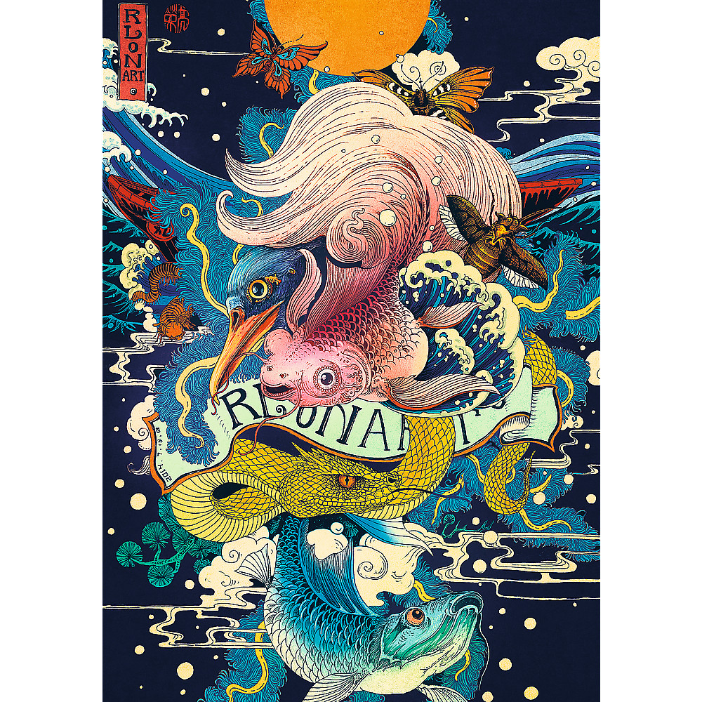 TREFL PRIME VELVET Jigsaw จิ๊กซอว์ 500 ชิ้น รุ่น Impetuous World Life (48x34 cm.) ผลิตนำเข้าจากยุโรป