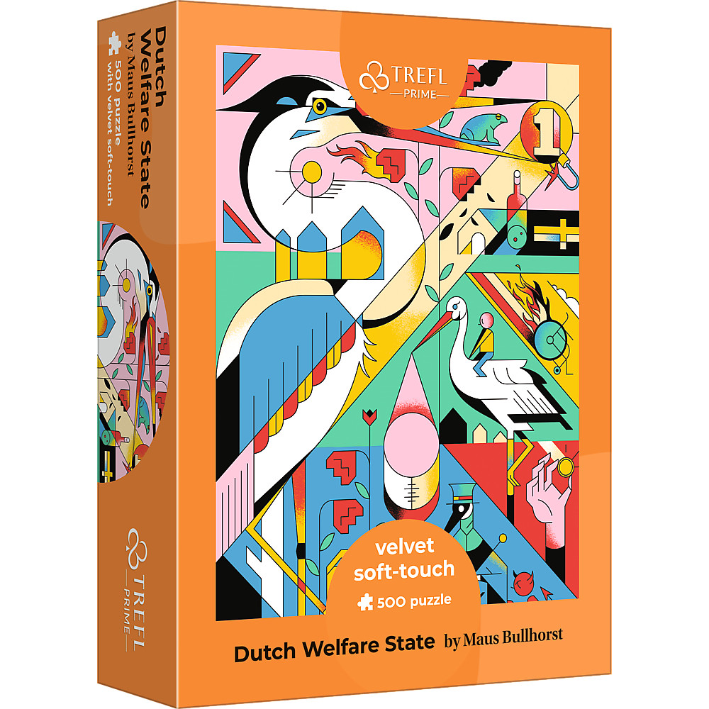 TREFL PRIME VELVET Jigsaw จิ๊กซอว์ 500 ชิ้น รุ่น Dutch Welfare State (48x34 cm.) ผลิตนำเข้าจากยุโรป