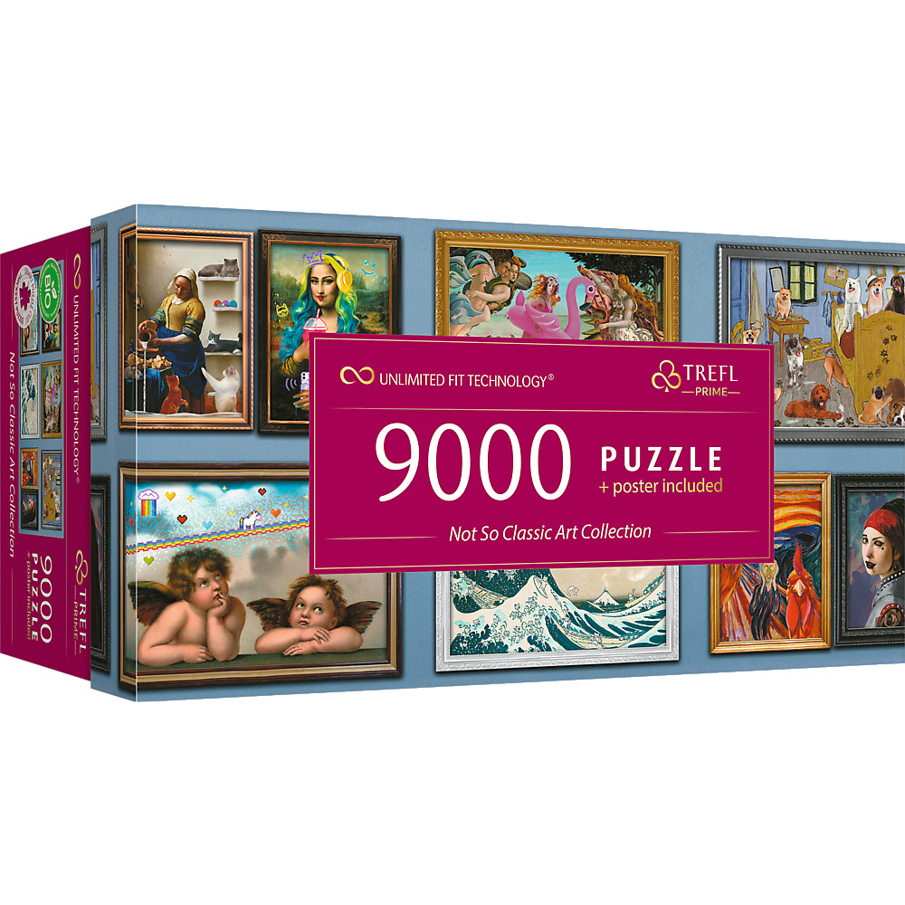 TREFL PRIME Jigsaw จิ๊กซอว์ศิลปะ 9000 ชิ้น Not So Classic Art Collection (198.6x92.8 cm.) พร้อมส่ง